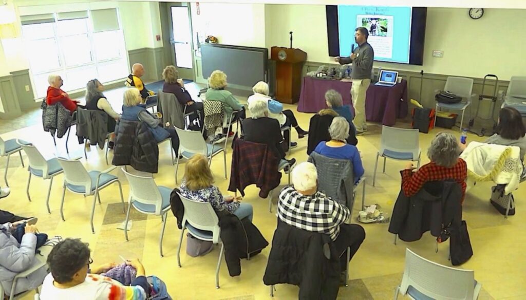 Healthcare professionals attending a certified dementia practitioner training seminar